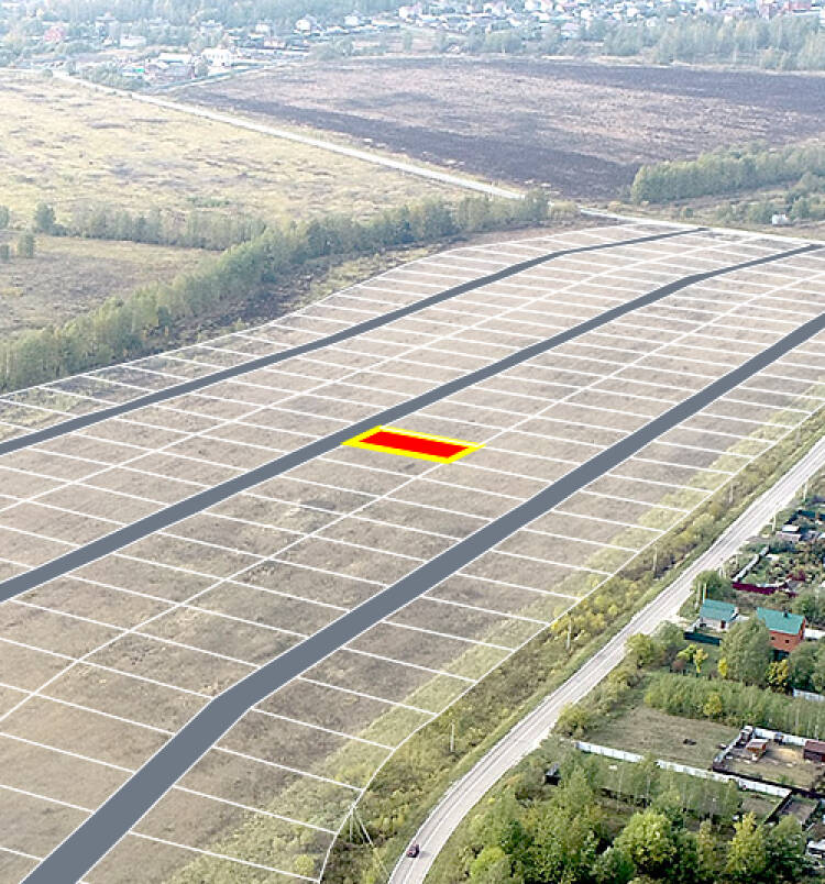 Егорки уч.№125 - Земельный участок кадастровый номер 50:30:0020117:850