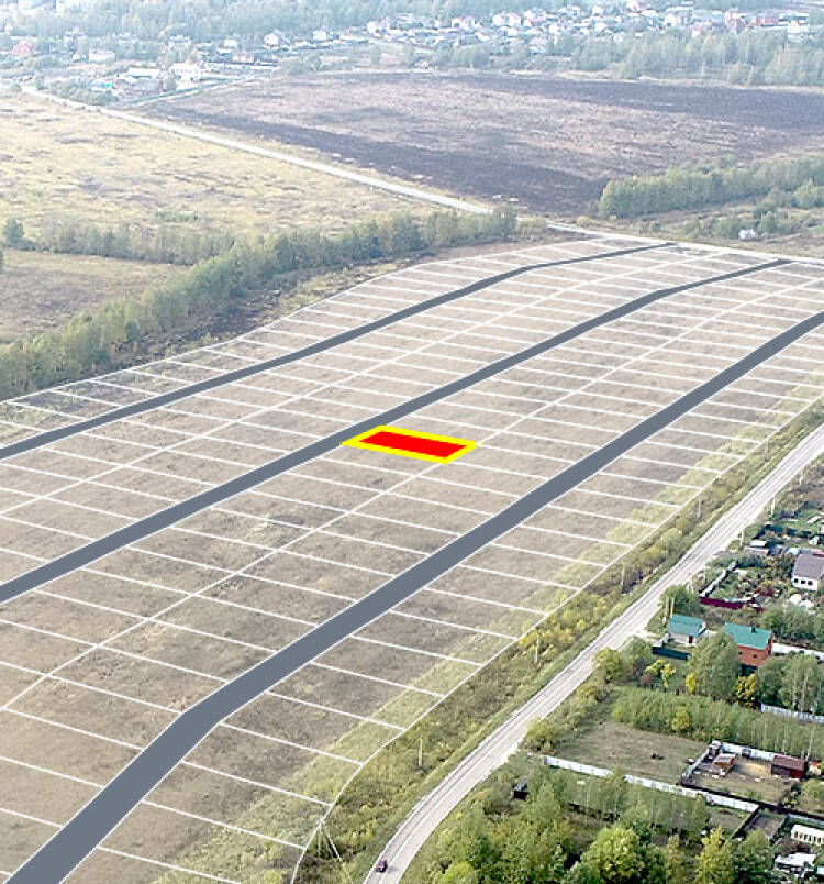 Егорки уч.№126 - Земельный участок кадастровый номер 50:30:0020117:851