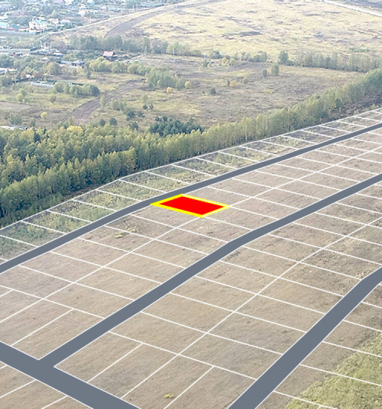 Егорки уч.№45 - Земельный участок кадастровый номер 50:30:0020117:857