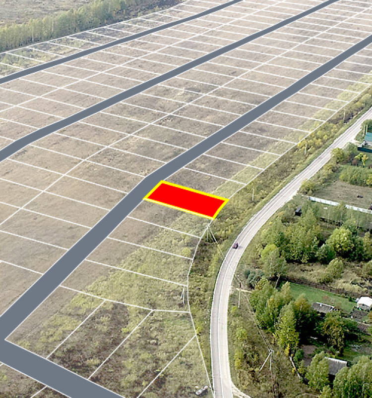 Егорки уч.№185 - Земельный участок кадастровый номер 50:30:0020117:866