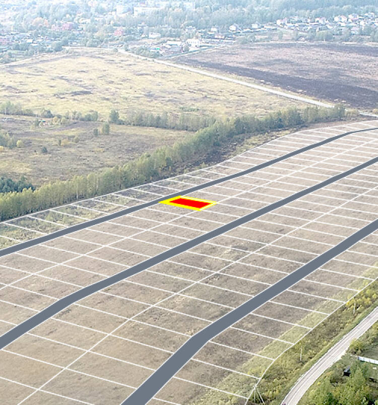 Егорки уч.№53 - Земельный участок кадастровый номер 50:30:0020117:874