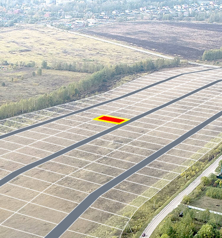 Егорки уч.№92 - Земельный участок кадастровый номер 50:30:0020117:875