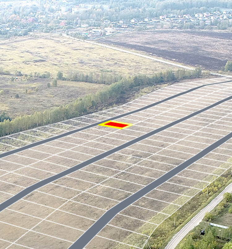 Егорки уч.№54 - Земельный участок кадастровый номер 50:30:0020117:876