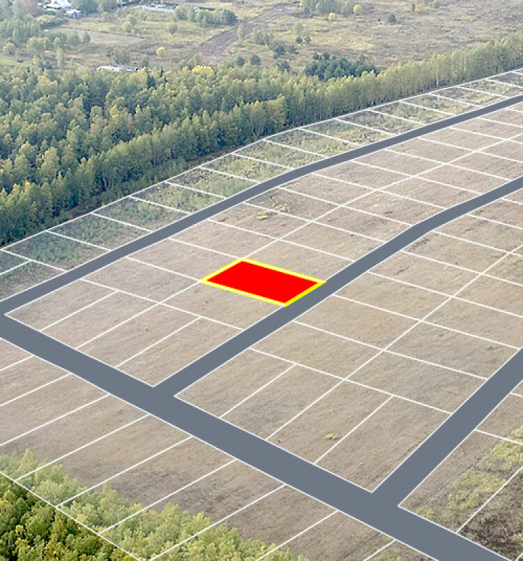 Егорки уч.№105 - Земельный участок кадастровый номер 50:30:0020117:885