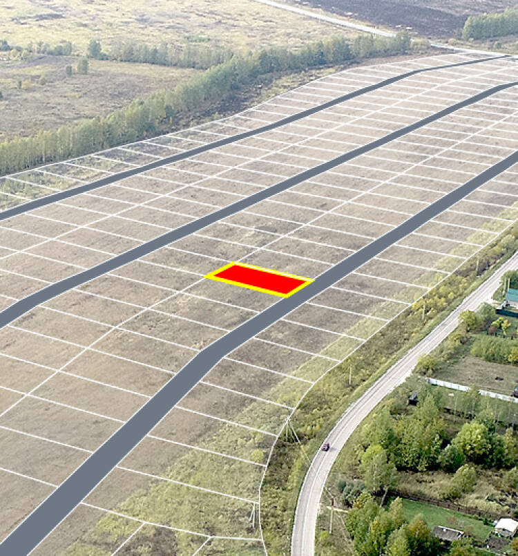 Егорки уч.№168 - Земельный участок кадастровый номер 50:30:0020117:906