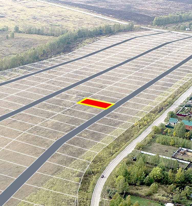 Егорки уч.№166 - Земельный участок кадастровый номер 50:30:0020117:908