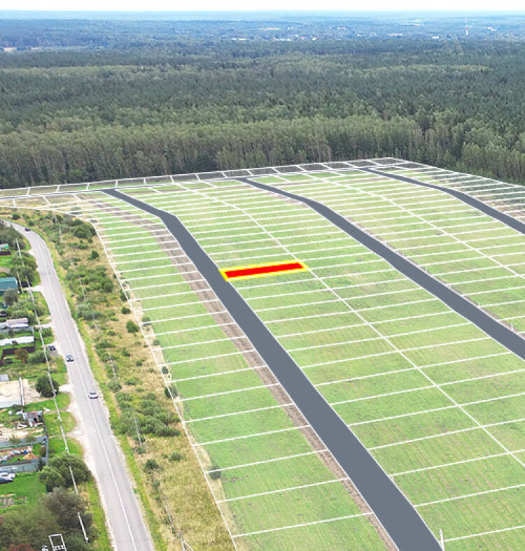 Егорки уч.№163 - Земельный участок кадастровый номер 50:30:0020117:676