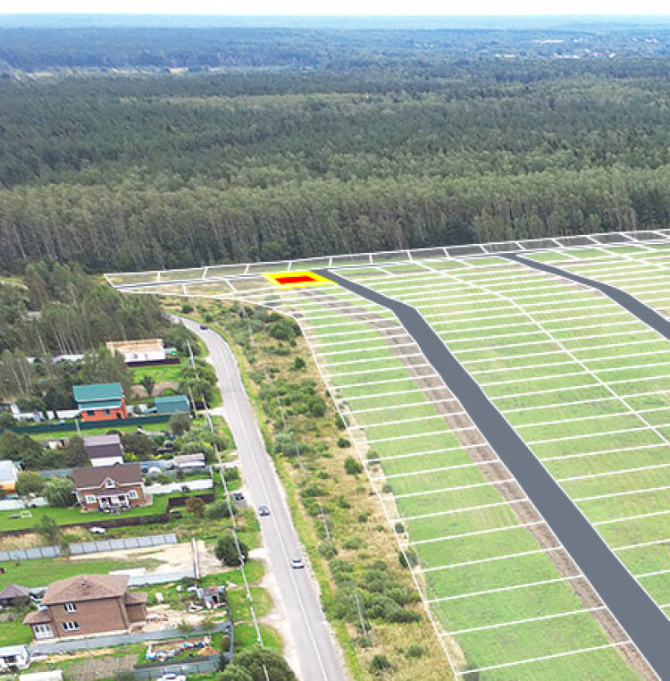 Егорки уч.№179 - Земельный участок кадастровый номер 50:30:0020117:673