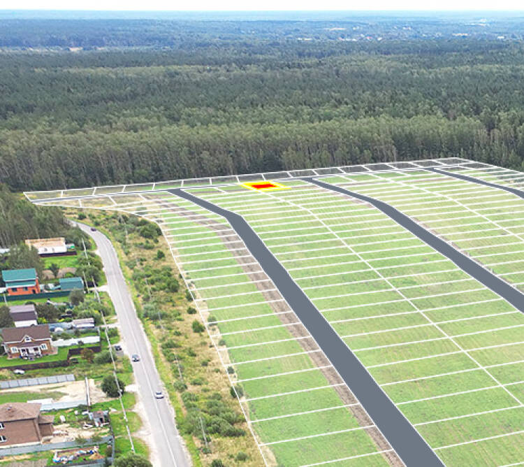 Егорки уч.№110 - Земельный участок кадастровый номер 50:30:0020117:674