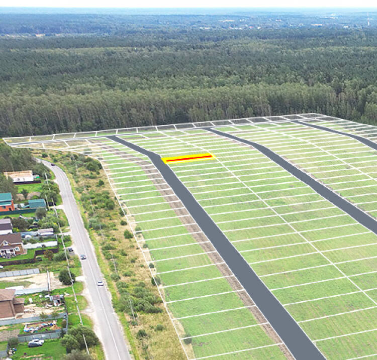 Егорки уч.№170 - Земельный участок кадастровый номер 50:30:0020117:681