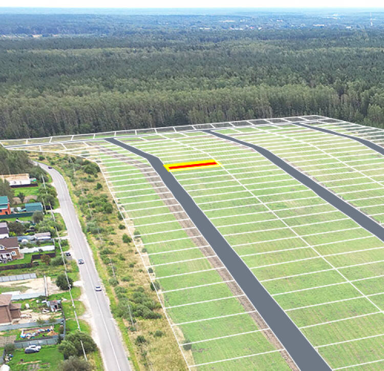 Егорки уч.№169 - Земельный участок кадастровый номер 50:30:0020117:682