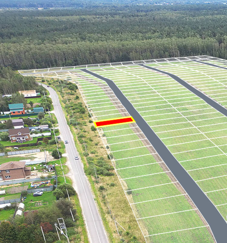 Егорки уч.№197 - Земельный участок кадастровый номер 50:30:0020117:690