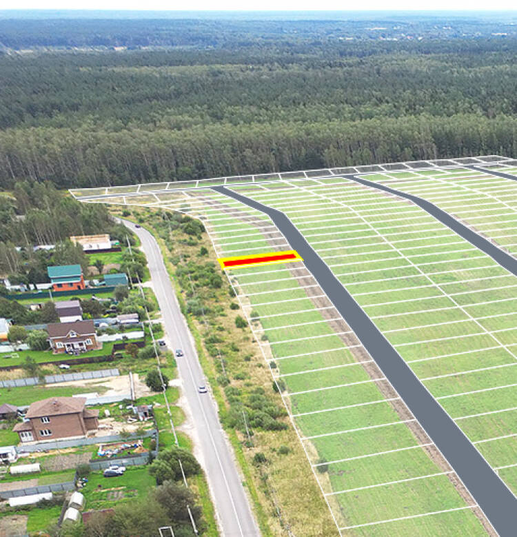 Егорки уч.№192 - Земельный участок кадастровый номер 50:30:0020117:691