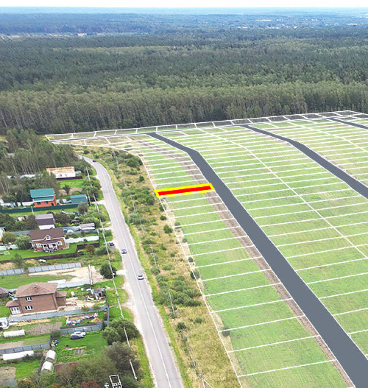 Егорки уч.№193 - Земельный участок кадастровый номер 50:30:0020117:692