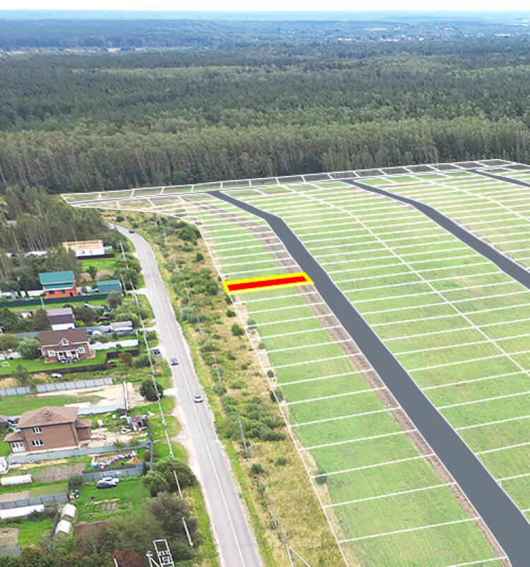 Егорки уч.№194 - Земельный участок кадастровый номер 50:30:0020117:693