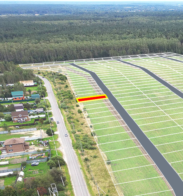 Егорки уч.№195 - Земельный участок кадастровый номер 50:30:0020117:694