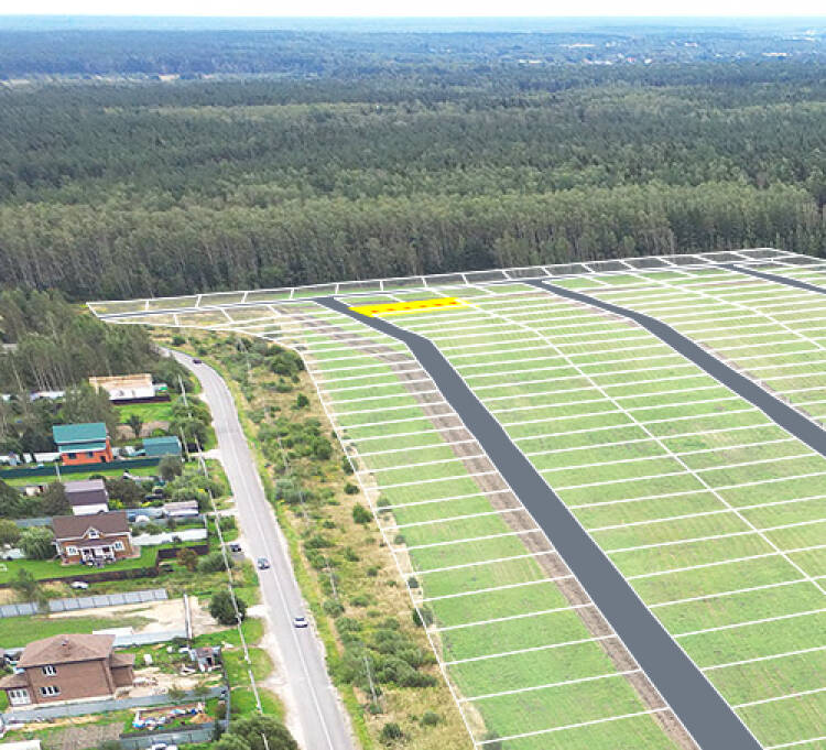 Егорки уч.№176 - Земельный участок кадастровый номер 50:30:0020117:707