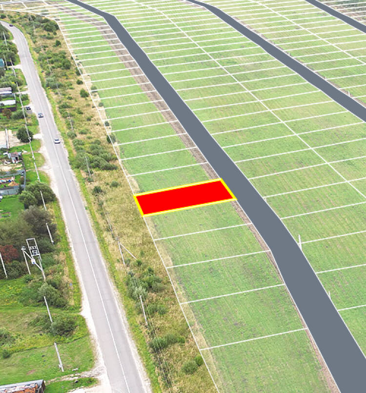 Егорки уч.№206 - Земельный участок кадастровый номер 50:30:0020117:711