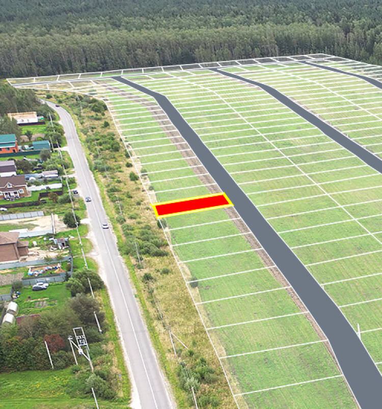 Егорки уч.№201 - Земельный участок кадастровый номер 50:30:0020117:724