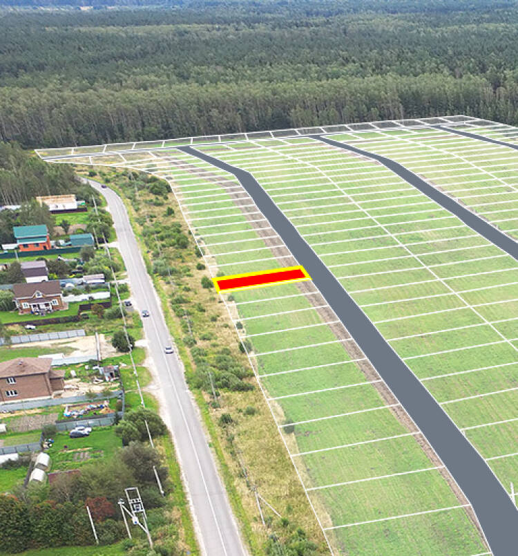 Егорки уч.№198 - Земельный участок кадастровый номер 50:30:0020117:725