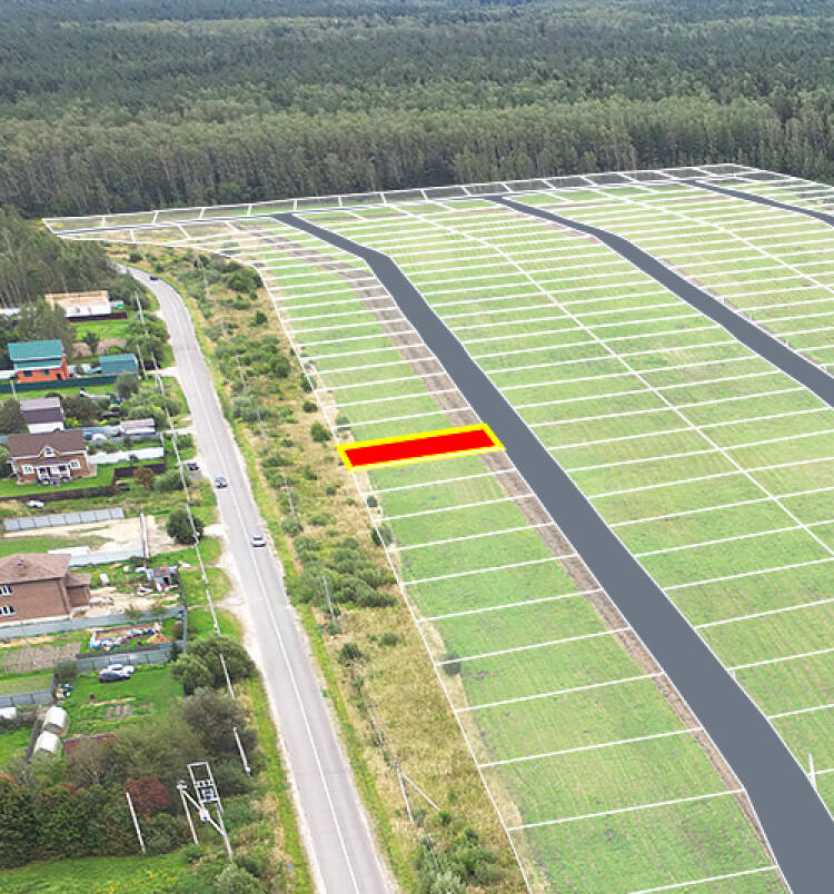 Егорки уч.№199 - Земельный участок кадастровый номер 50:30:0020117:726