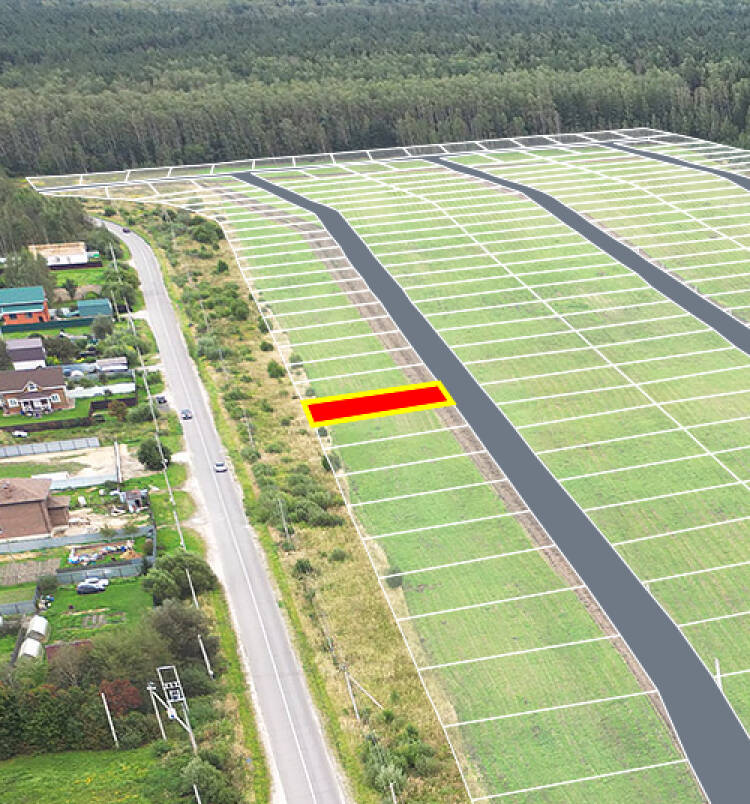 Егорки уч.№200 - Земельный участок кадастровый номер 50:30:0020117:727