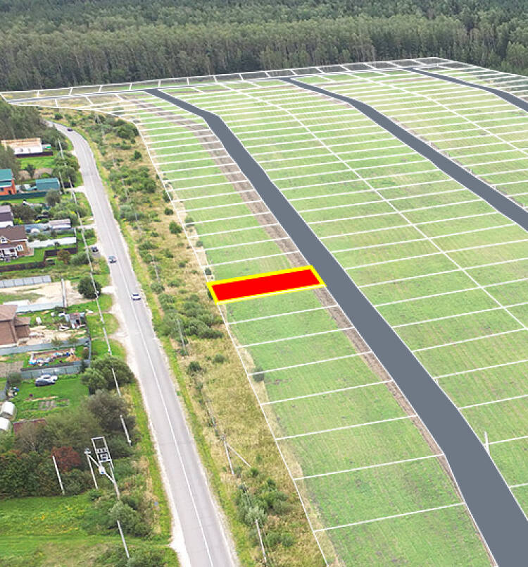 Егорки уч.№202 - Земельный участок кадастровый номер 50:30:0020117:728