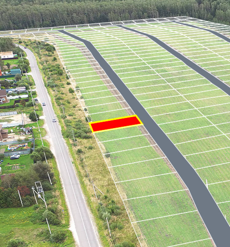 Егорки уч.№203 - Земельный участок кадастровый номер 50:30:0020117:730