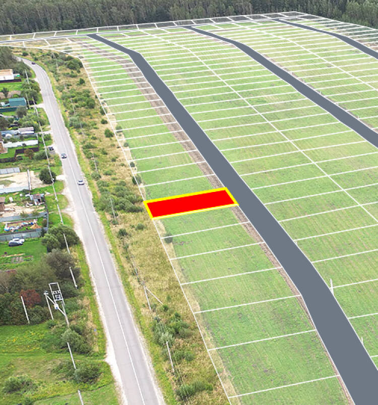 Егорки уч.№204 - Земельный участок кадастровый номер 50:30:0020117:731