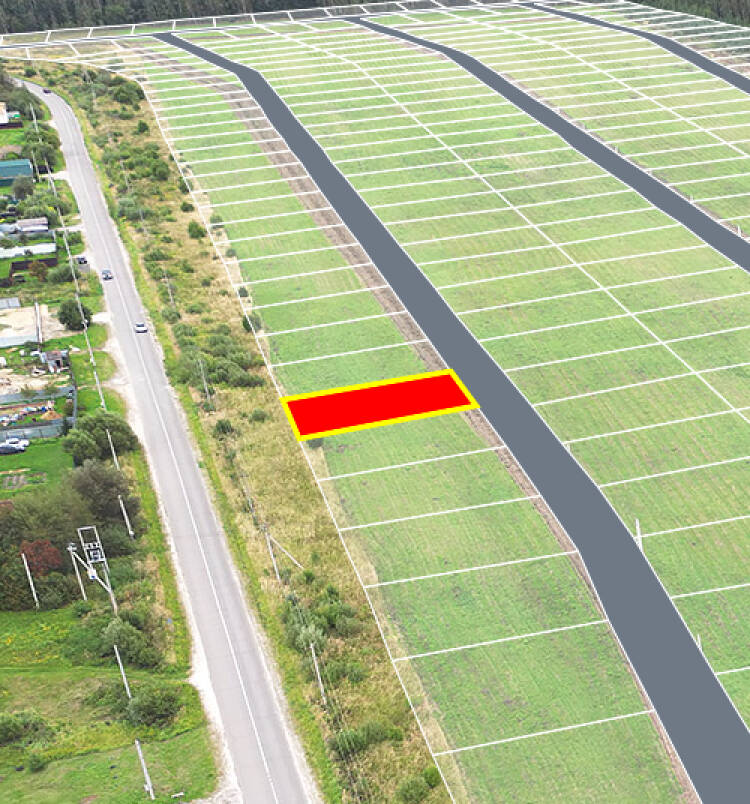 Егорки уч.№205 - Земельный участок кадастровый номер 50:30:0020117:732