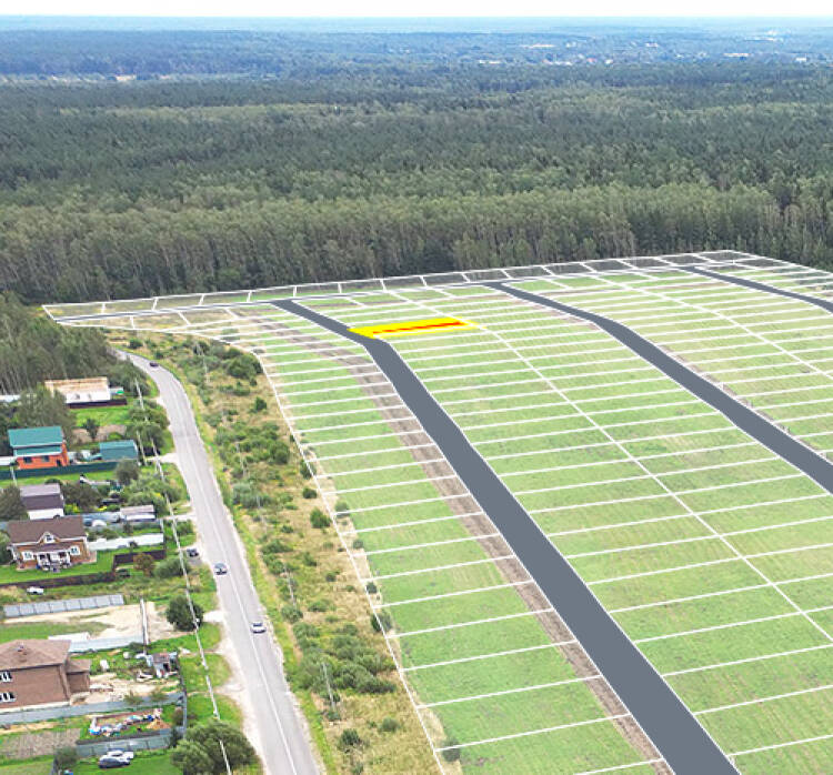 Егорки уч.№173 - Земельный участок кадастровый номер 50:30:0020117:740