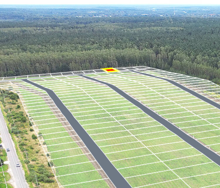 Егорки уч.№227 - Земельный участок кадастровый номер 50:30:0020117:803