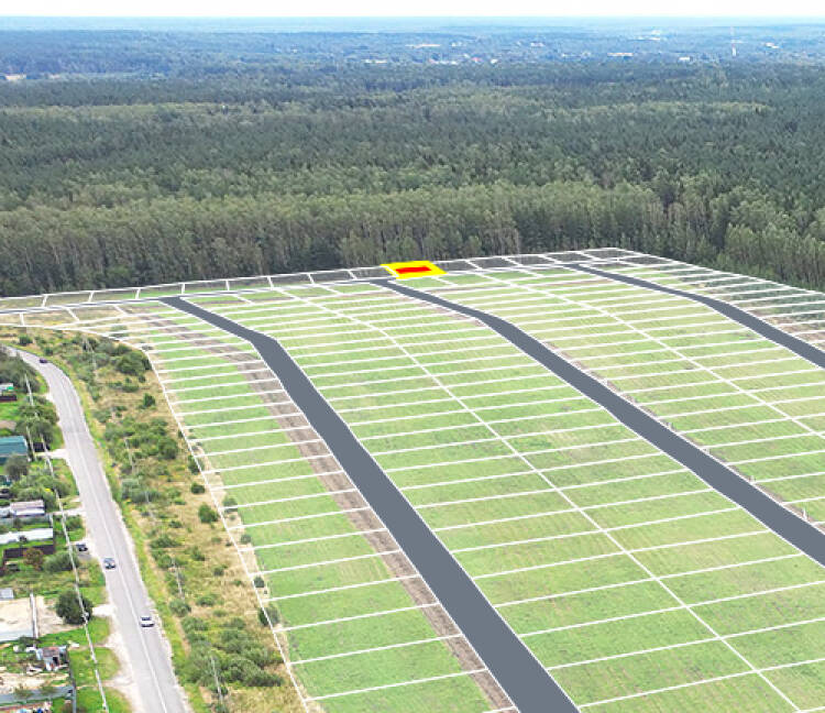 Егорки уч.№225 - Земельный участок кадастровый номер 50:30:0020117:805