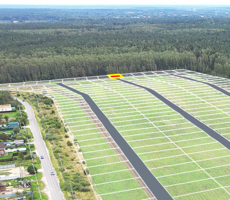 Егорки уч.№224 - Земельный участок кадастровый номер 50:30:0020117:806