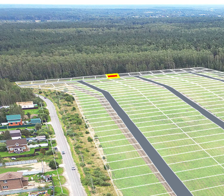 Егорки уч.№222 - Земельный участок кадастровый номер 50:30:0020117:809