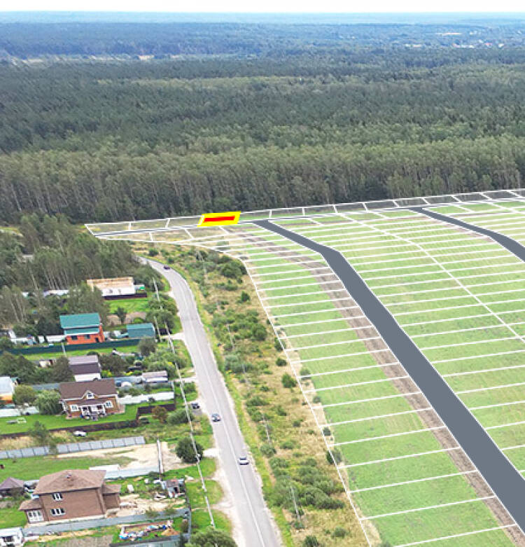 Егорки уч.№218 - Земельный участок кадастровый номер 50:30:0020117:813