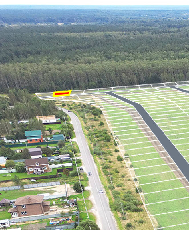 Егорки уч.№216 - Земельный участок кадастровый номер 50:30:0020117:815