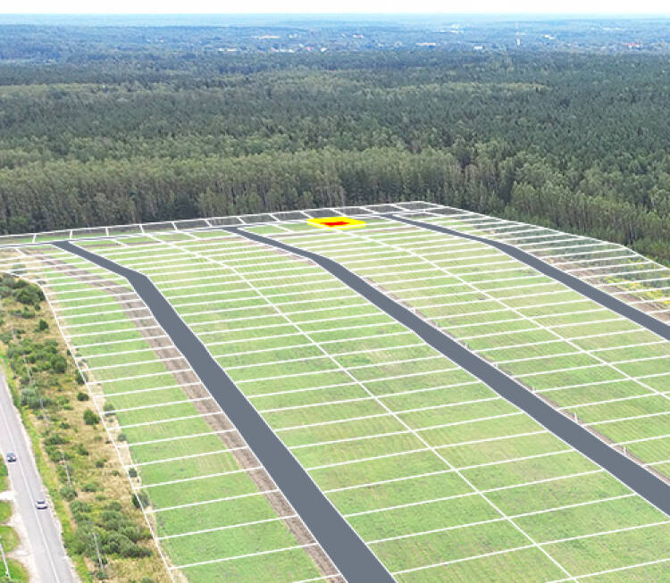 Егорки уч.№38 - Земельный участок кадастровый номер 50:30:0020117:882