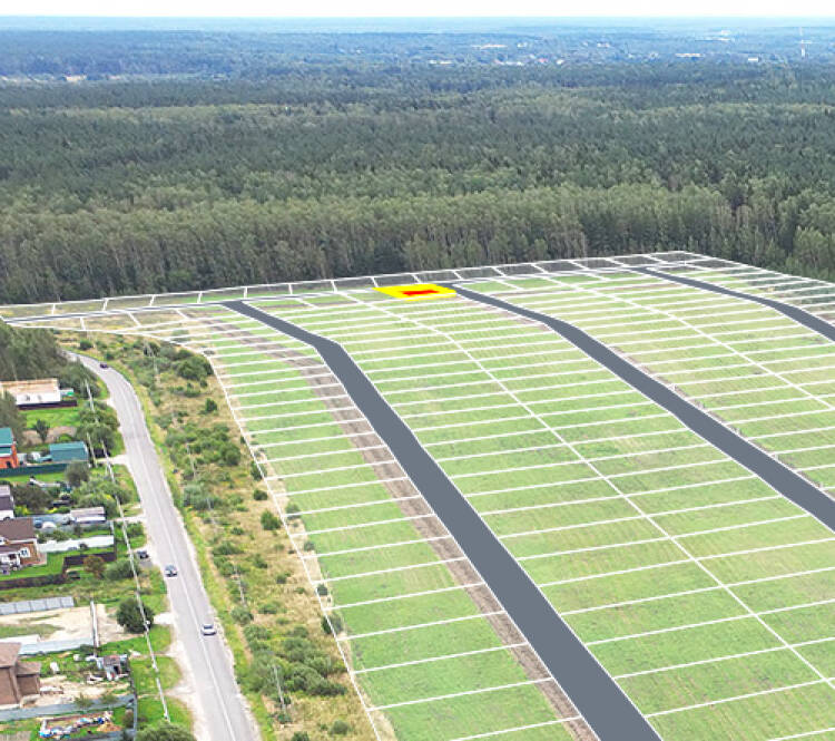 Егорки уч.№109 - Земельный участок кадастровый номер 50:30:0020117:884