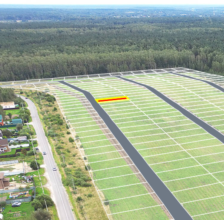 Егорки уч.№168 - Земельный участок кадастровый номер 50:30:0020117:906