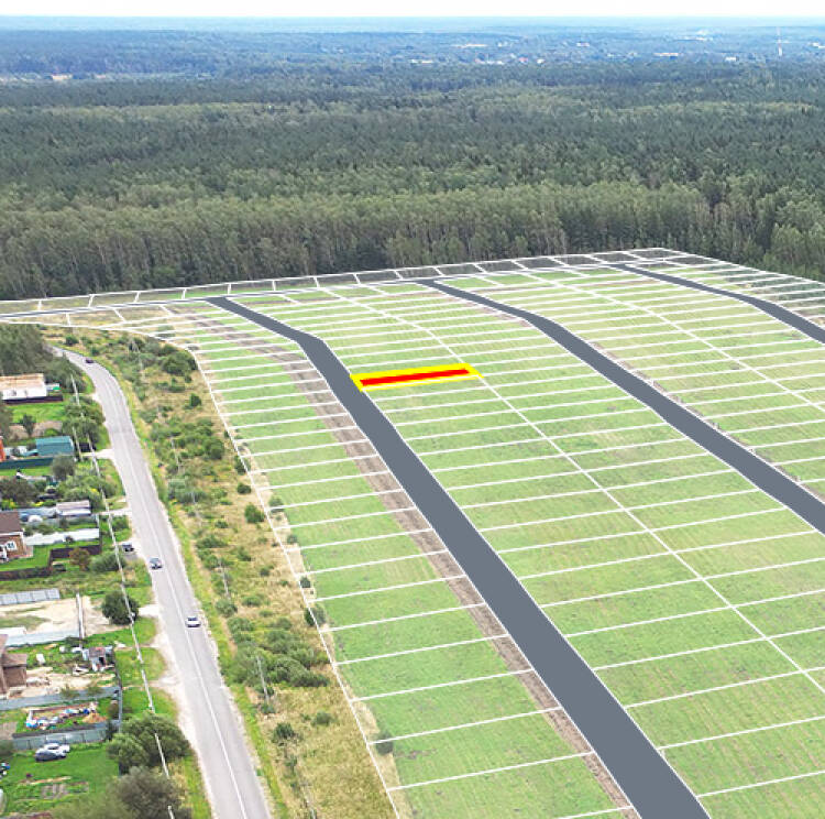 Егорки уч.№167 - Земельный участок кадастровый номер 50:30:0020117:907