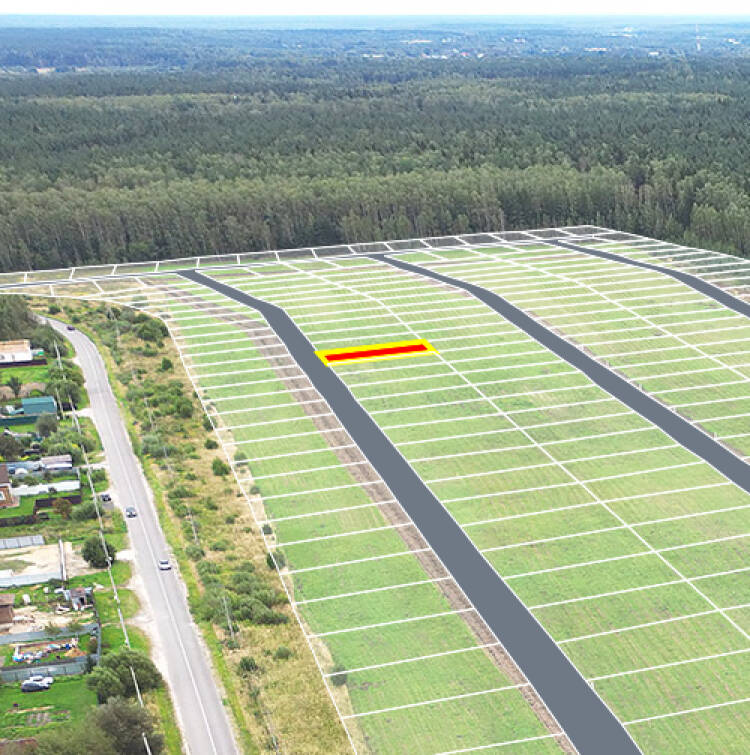 Егорки уч.№166 - Земельный участок кадастровый номер 50:30:0020117:908