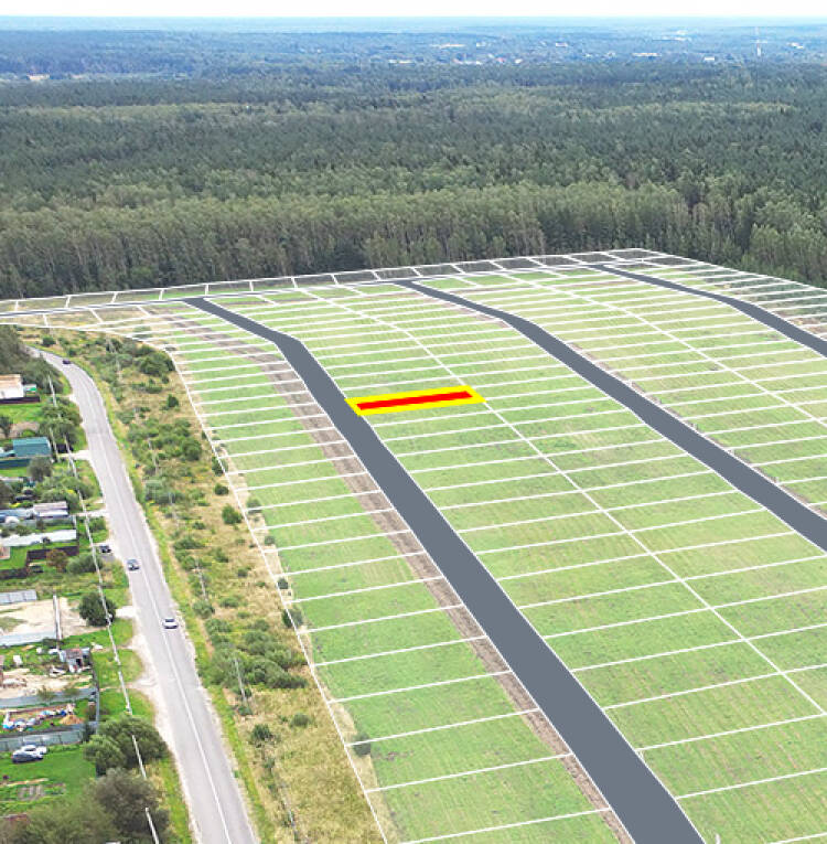 Егорки уч.№165 - Земельный участок кадастровый номер 50:30:0020117:909