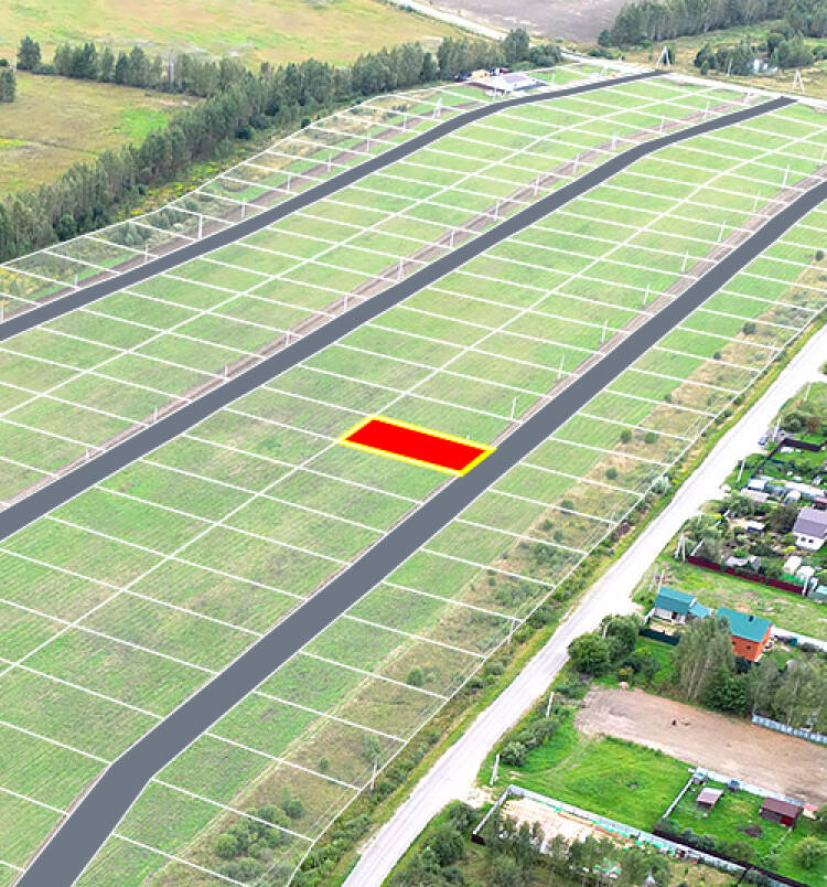 Егорки уч.№163 - Земельный участок кадастровый номер 50:30:0020117:676