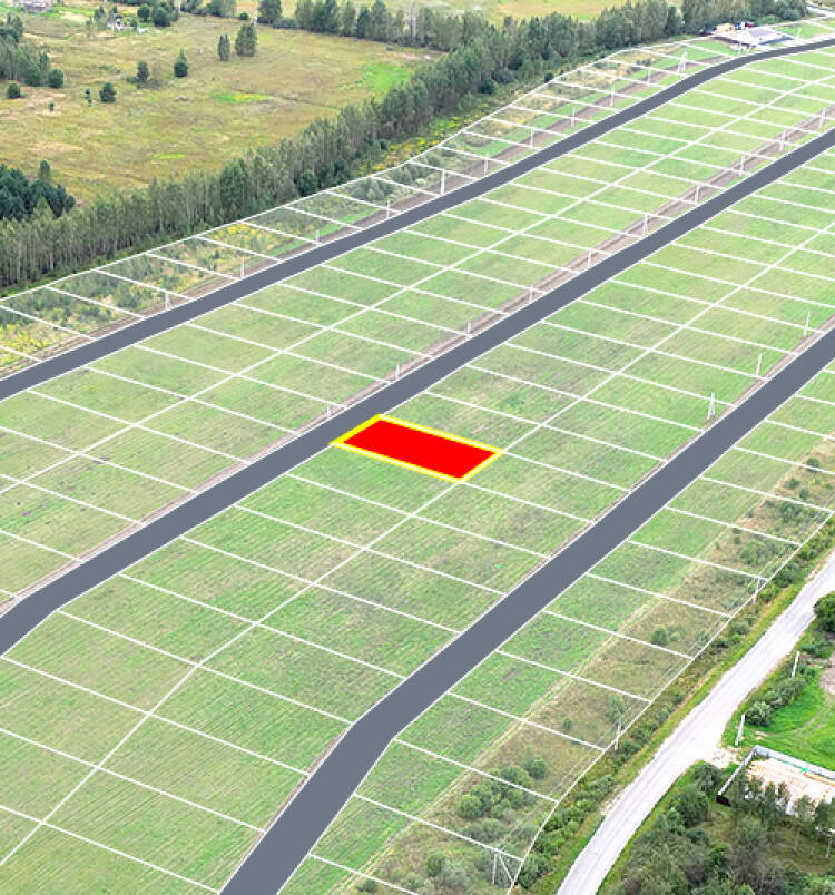 Егорки уч.№121 - Земельный участок кадастровый номер 50:30:0020117:840