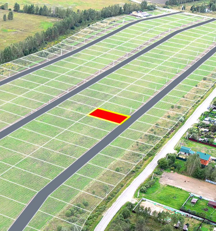 Егорки уч.№164 - Земельный участок кадастровый номер 50:30:0020117:675