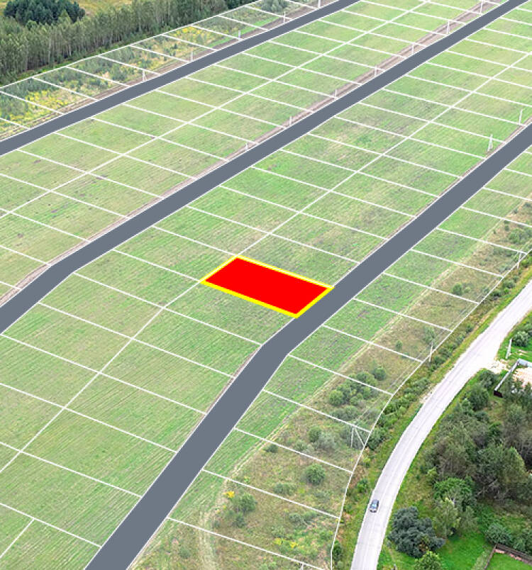 Егорки уч.№170 - Земельный участок кадастровый номер 50:30:0020117:681