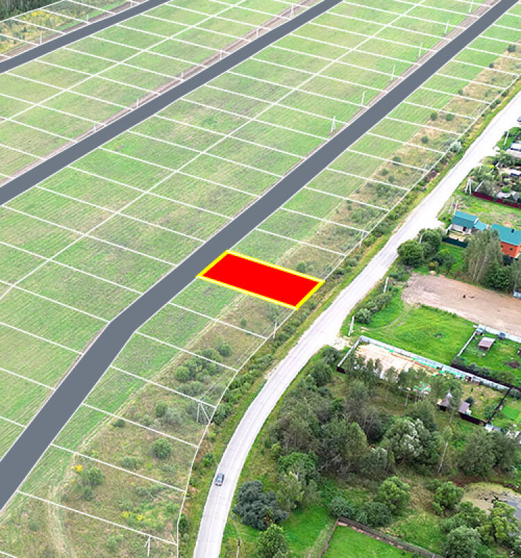 Егорки уч.№188 - Земельный участок кадастровый номер 50:30:0020117:683