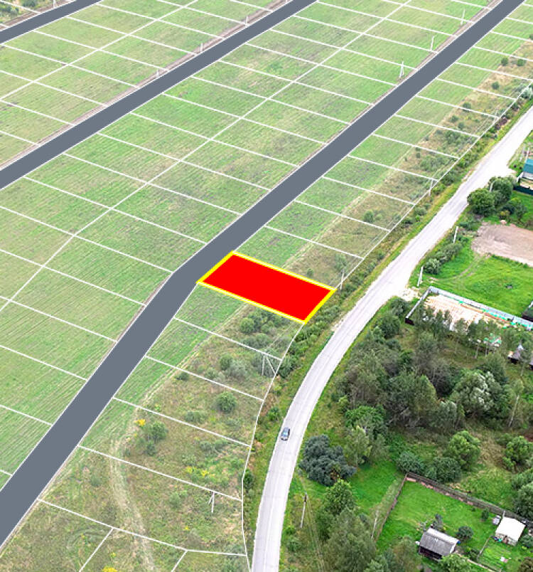 Егорки уч.№186 - Земельный участок кадастровый номер 50:30:0020117:684