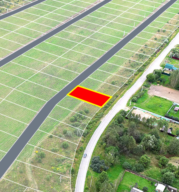 Егорки уч.№187 - Земельный участок кадастровый номер 50:30:0020117:686